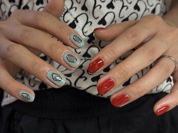 リヘッドモエカネイル(reHEAD/moeka nail)/5本design ¥7700