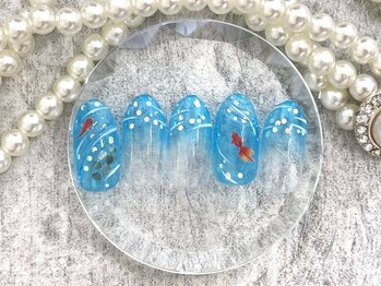 アムルーズ(Amoureuse)/金魚ネイル♪