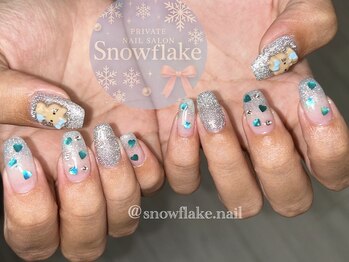 スノーフレーク(Snowflake)/キティちゃん&キラキラ