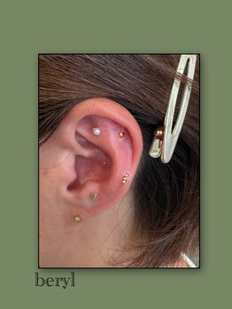 ベリル(beryl)/耳つぼジュエリー