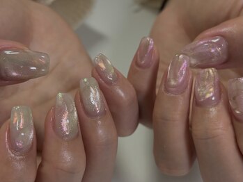 トーンネイル(tone nail)/うるうるオーロラねネイル