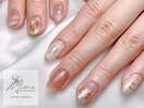パラジェル春ネイルリボン