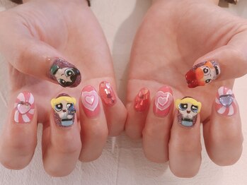 ネイルサロン ブリリアント(Nail Salon Brilliant)/アート6＋キャラネイル4