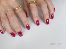 アミュレット(amulet)/ワインレッドネイル