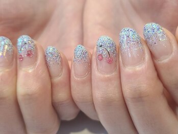 マーノ 稲毛海岸店/ラメグラデーション