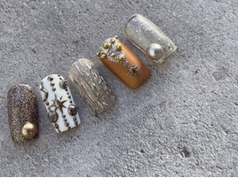 クリスマスネイル