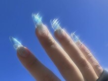 ハチイチイチサン(8113)/海外/長さだし/クリアネイル