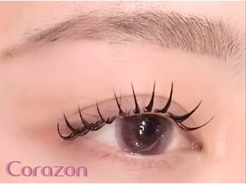 コラソン(corazon)の写真/【韓国風束感まつげパーマ/カラーフラットマットラッシュも♪】理想のイメージに合わせてメニューを提案★
