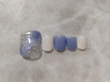 ネイル メイファン(nail mayfan)/フットシンプルデザイン