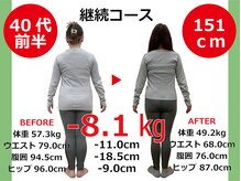 ひびきレディース整体 日吉/お尻がキュッとなって小尻に！