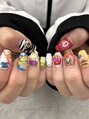 ネイルマフィア 渋谷(NAIL MAFIA)&nbsp;キャラクター3D作り置きできます！