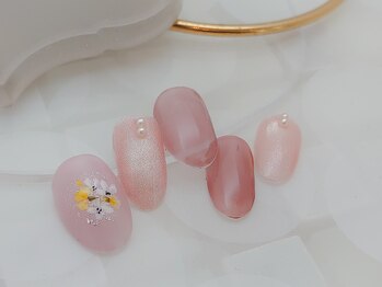 ネイルサロンアンドスクール ディスディアーナ(Disdirena)/4月ジェル定額Aコース/シンプル