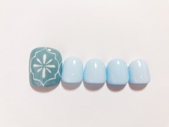 シャックジュール ボゥ(ChaqueJour Beau)/モロッカン柄ネイル