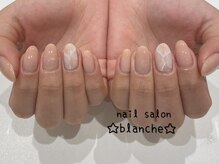 ブランシュ(BLANCHE)/4月定額制ネイル