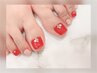 フットワンカラー(ケア混み)￥7700