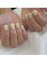 フェミニンネイル(Feminine Nail)/イエローバターネイル