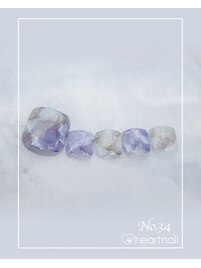 フットネイル：No.34