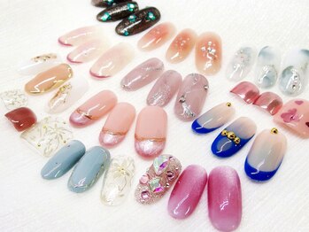 サロンドフェイス(Salon de Faith)の写真/高技術&デザイン性の高さで人気！持ち込み120分6000円～/アート込定額コ-ス6000円～☆卒業式&入学式にも◎