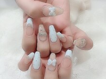 プティネイル 池袋(Puty Nail)/みずいろさくらんぼネイル
