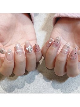 リボン×さくらんぼ大人ガーリー