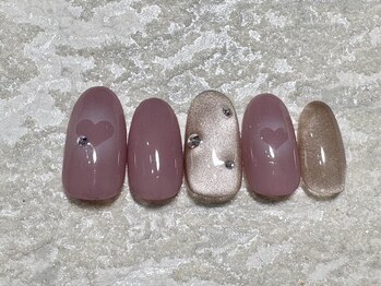 ネイルサロン メイプル(Nail Salon maple)/ハートチーク
