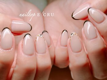 ネイルトップエクル(nail top E CRU)/skinnyフレンチ