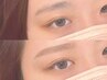 【韓国IDOL風★】ピーナッツロッドまつげパーマ+オルチャン眉WAX¥6800