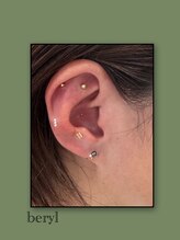 ベリル(beryl)/耳つぼジュエリー