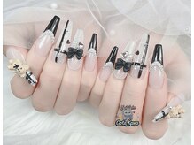 ゴテかわ(GOTE KAWA)/フレンチネイル、チェックネイル