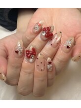 イリス(iris)/バレンタインネイル