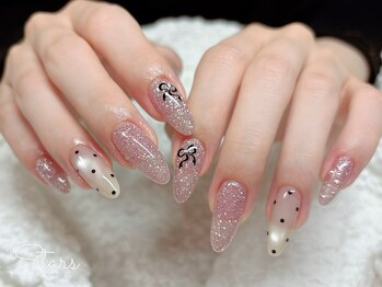 スターズ(Stars)の写真/【春限定★定額コース】確かな技術を定額で◎毎月デザイン更新!流行りから上品迄叶う♪指先から春気分へ★