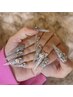【ロングスカルプ長さだし】ギャル☆持ち込みデザイン指定パーツ付けやり放題