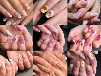 プールヴー☆オングルの写真/【持ち込みOK】シンプル～流行りのアート、繊細なニュアンスアートお任せください。スカルプも◎