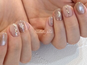 フェリーチェ 中目黒店(felice)/大人ニュアンス/シェルネイル
