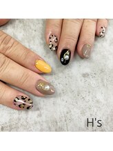 ベベ 伊丹店(BeBe)/レオパードネイル