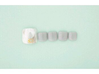 エムスラッシュ センター南(M.SLASH)/親指アート　フットネイル