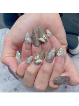 クイーンズビューティーサロン 新宿本店(Queen's beauty salon)/チップ長さ出しアートやり放題