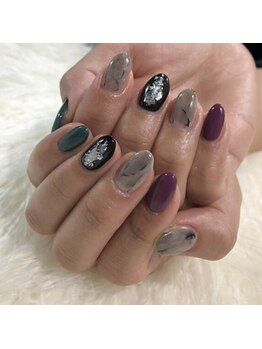 ネイルズビー 国府店(Nail's be)/大理石ネイル