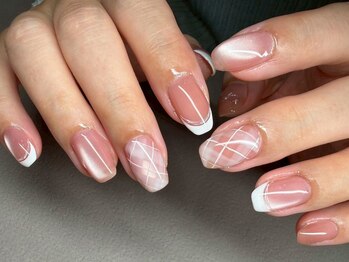 フレンチネイル/チェックネイル
