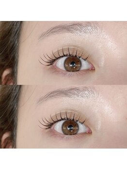 ラ ルミエール 緑店(la lumiere)の写真/【乾燥に負けないまつげ◎】圧倒的持続力が好評！コスメリフト&LEDマツエクで理想のデザインのままキープ♪