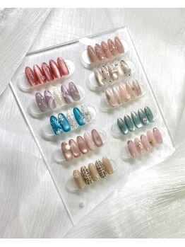 エンジュ 新大阪店(enju)の写真/定額メニューがあるサロンで理想を叶える。流行りのワンホンデザインが多数！人気です★