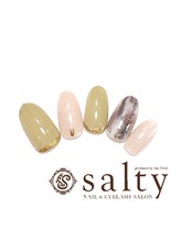 ネイルアンドアイラッシュサロン ソルティ 寺田町(salty)/ニュアンスネイル