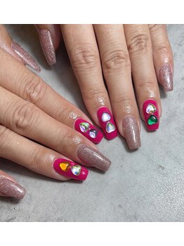 ネス 沖縄店(Nes.)/ピンクネイル