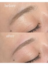 ブリリアントライフ(Blilyant life)/韓国眉スタイリングbefore&after