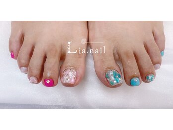 リアネイル(Lia.nail)/フット☆90分アートやり放題