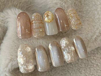 ネイルリブラ(Nail Libra)/冬きらめきネイル
