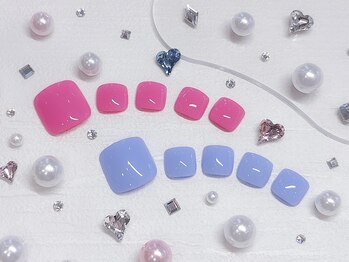 ネイルサロン クラーヴォ(cravo)/フット　ワンカラー