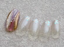 カトルナフ(quatre fois neuf)/くすみマグのヴェールネイル