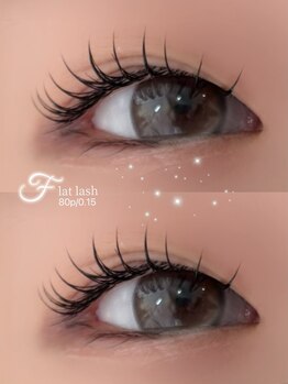 アイモア 一宮店(eye mor.)/フラットラッシュ80本