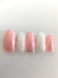 フラワーネイル￥7980